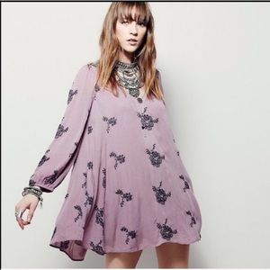 Free people swing mini dress